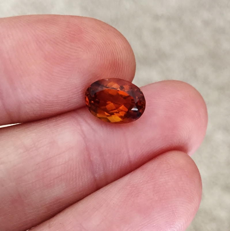 Old Stock! Natural Madeira Citrine  Brazil 3.32 ct  Litnon.com