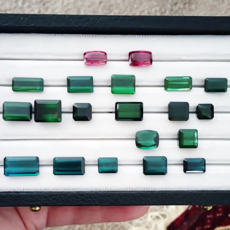  Old Stock! Natural Brazil Tourmaline Lot 116.2 ct GLI  Litnon.com