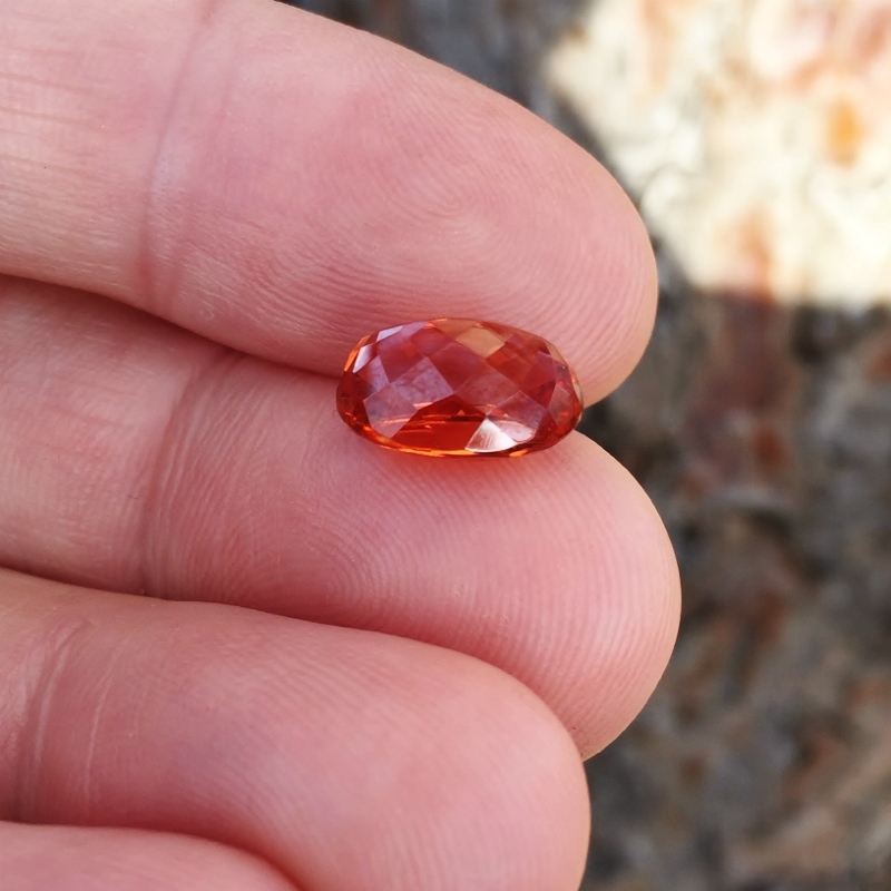 Big & Rare! Pyro Spessartite Garnet Tanzania 7.51 ct  Litnon.com