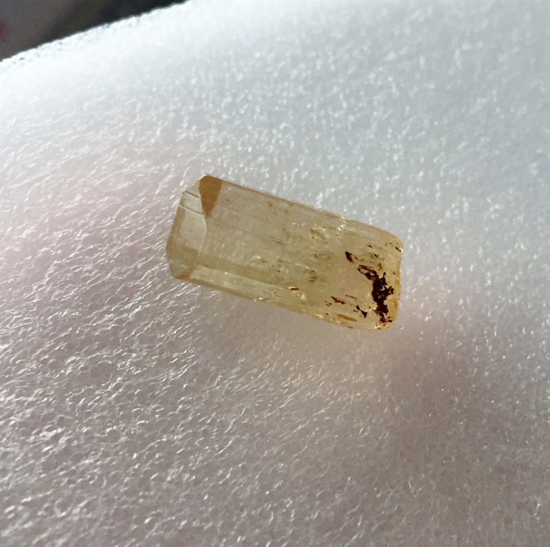 Facet Grade Yellow Scapolite / Wernerite  Crystal Tanzania 17.13 ct   Litnon.com