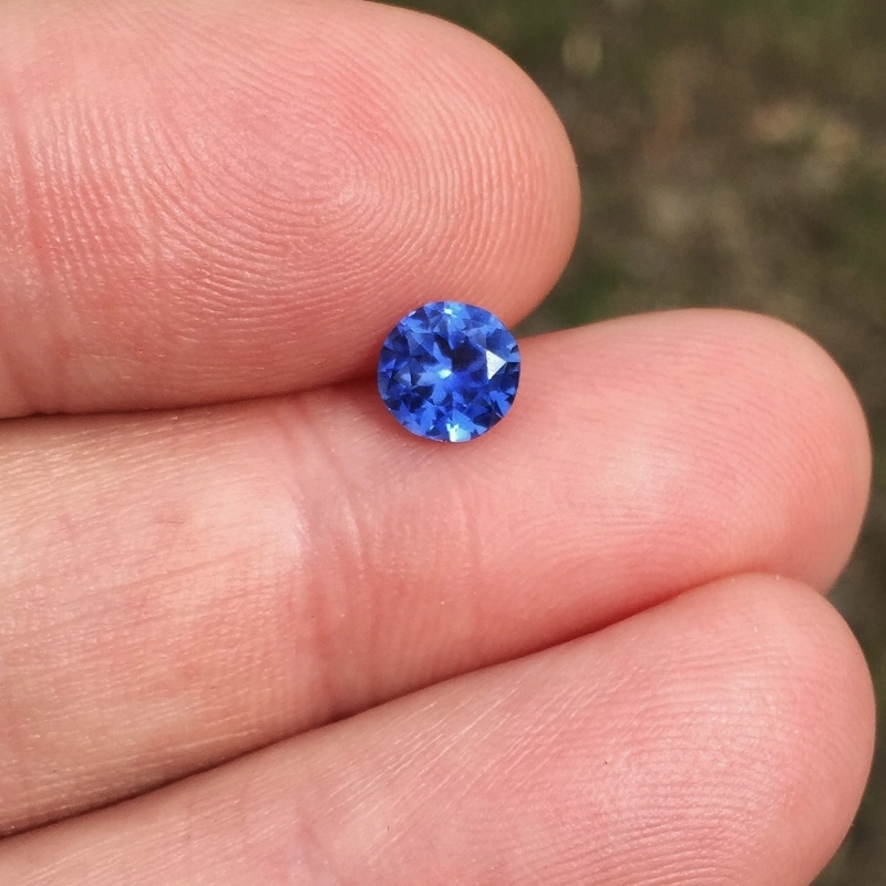 AGL Certified! Unheated Fine Blue Sapphire Sri Lanka 1.32 ct  Litnon.com