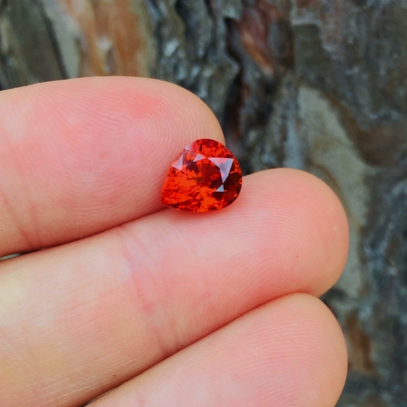 Classic Color! Natural Spessartite Garnet Nigeria 4.18 ct  Litnon.com