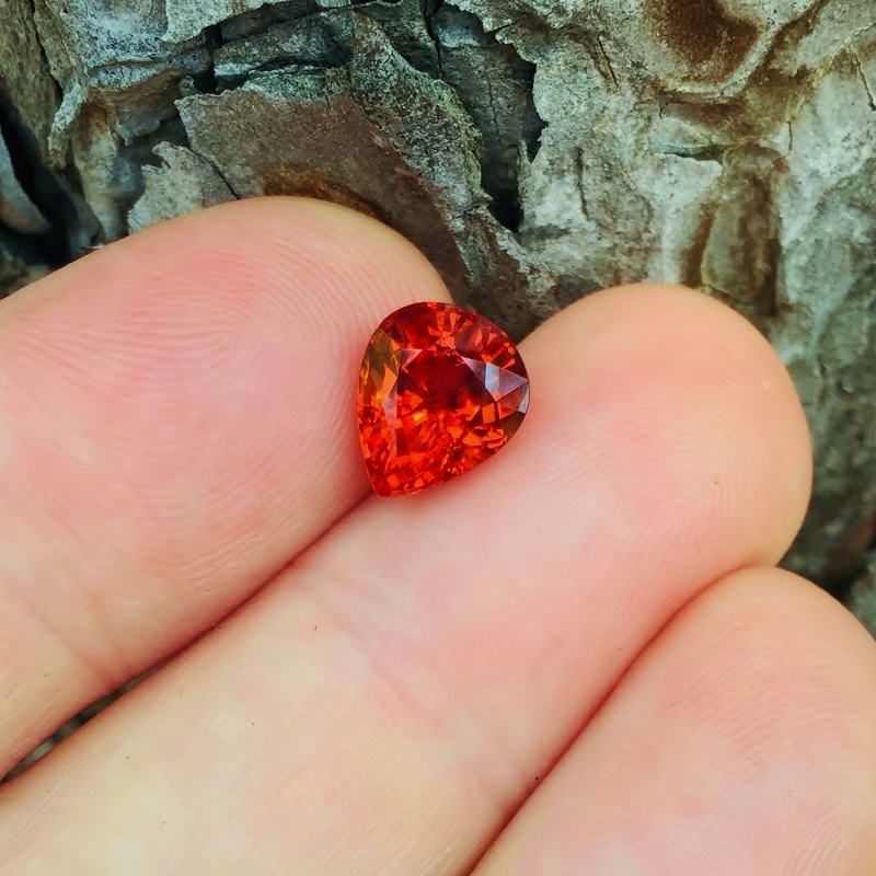 Classic Color! Natural Spessartite Garnet Nigeria 4.18 ct  Litnon.com