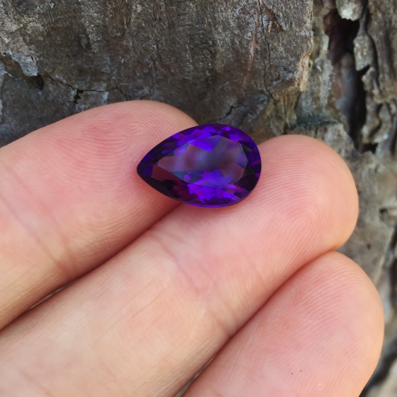 Old Stock! Fine Color Brazil Amethyst 5.93 ct  Litnon.com