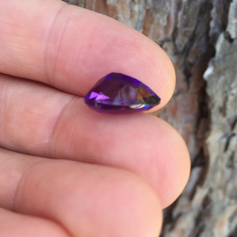 Old Stock! Fine Color Brazil Amethyst 5.93 ct  Litnon.com