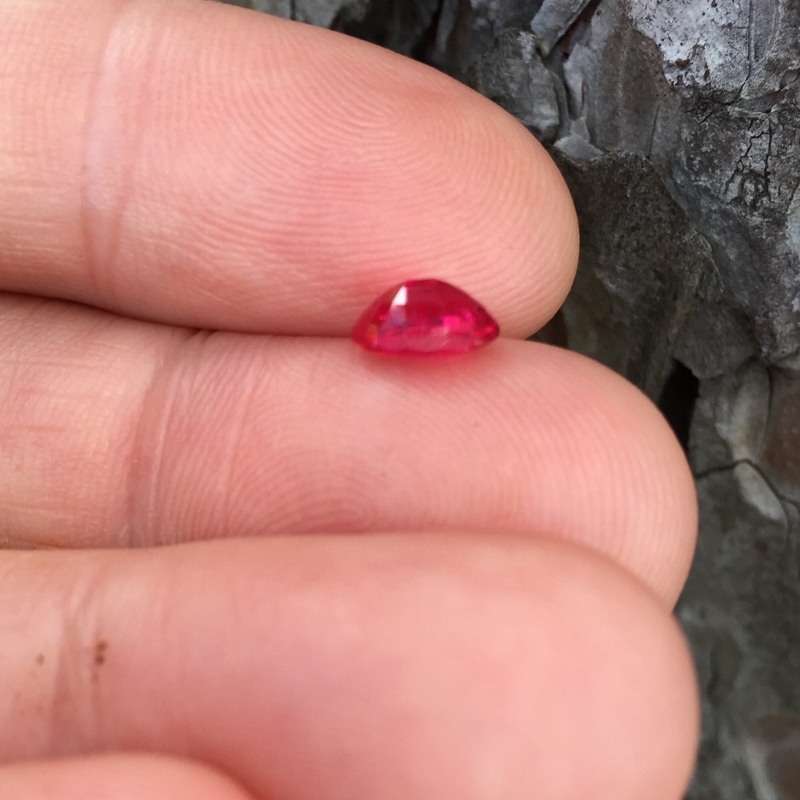  Old Stock! Vivid Red Pink Burmese Spinel 1.36 ct  Litnon.com