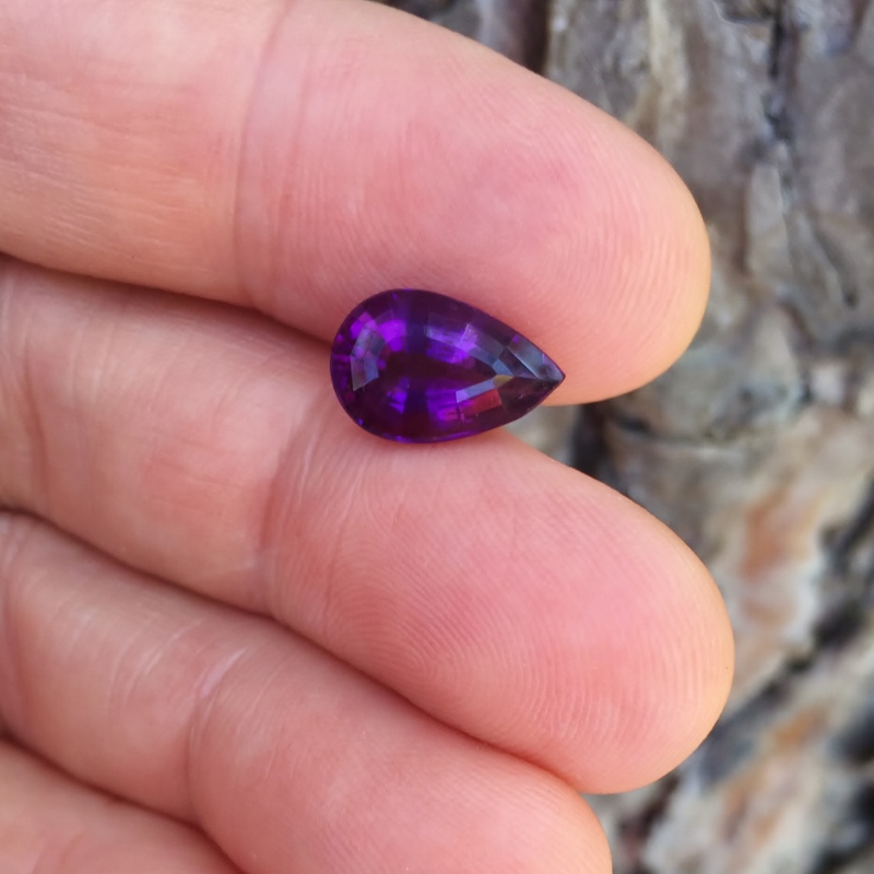 Old Stock! Fine Color Brazil Amethyst 3.85 ct ct  Litnon.com