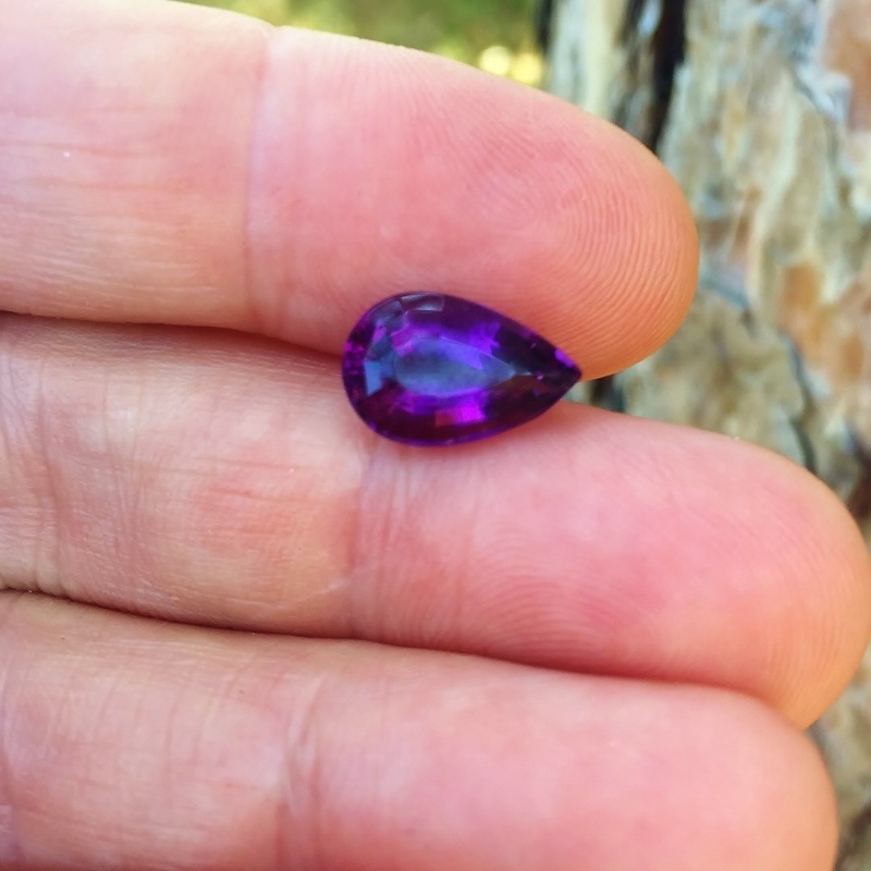 Old Stock! Fine Color Brazil Amethyst 3.85 ct ct  Litnon.com