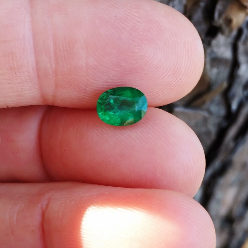 Rich beautiful Color! Natural Zambian Emerald 1.21 ct  Litnon.com