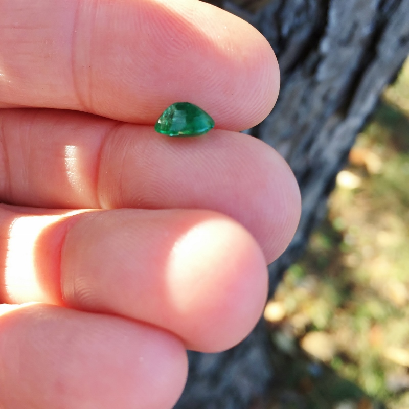 Rich beautiful Color! Natural Zambian Emerald 1.21 ct  Litnon.com