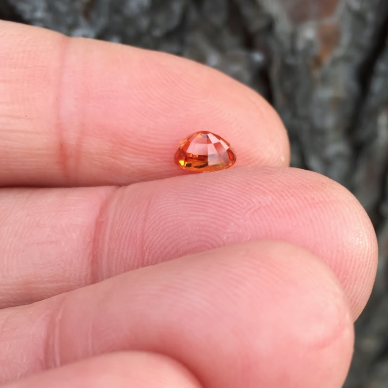 Color & Fire!  Mandarin Spessartite Garnet 1.42 ct  GL Litnon.com