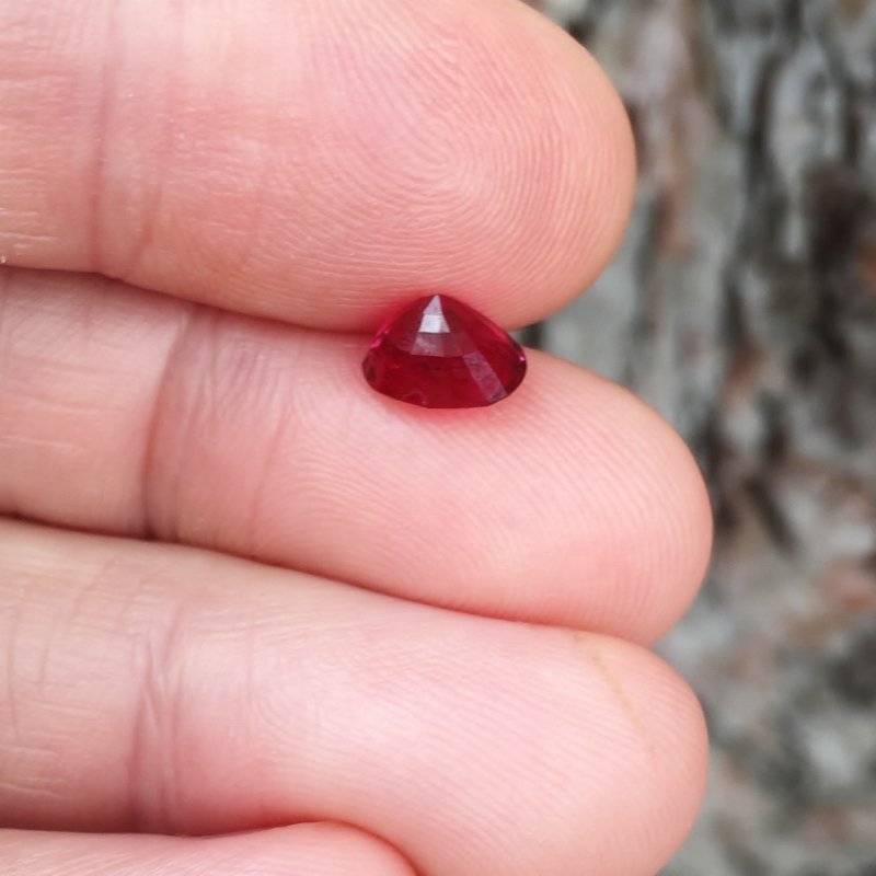  Special Color! Bright Red Pink Burmese Spinel 2.06 ct GL Litnon.com