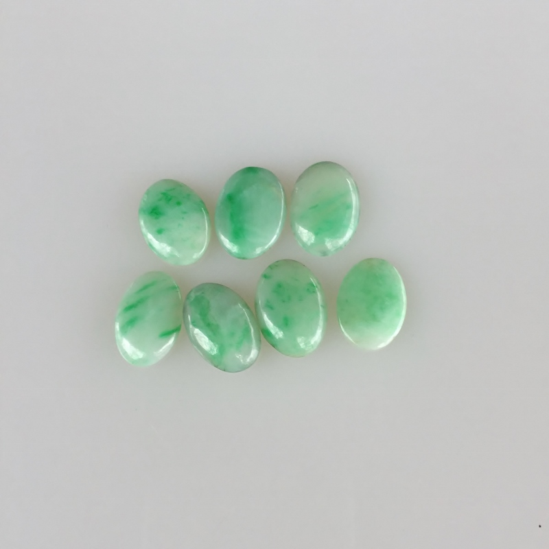 Apple Green Type A Burmese Jadeite Cabochon Set 43.39 ct  Litnon.com