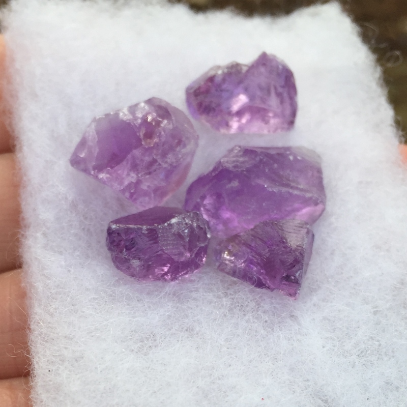 Old Stock! Bright Color Brazil Amethyst Facet Rough 55.86 ct  Litnon.com