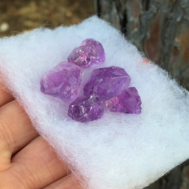 Old Stock! Bright Color Brazil Amethyst Facet Rough 55.86 ct  Litnon.com