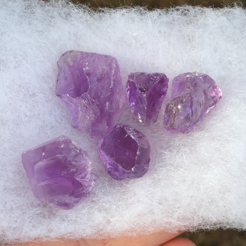 Old Stock Bright Color Brazil Amethyst Facet Rough 55.86 ct  Litnon.com