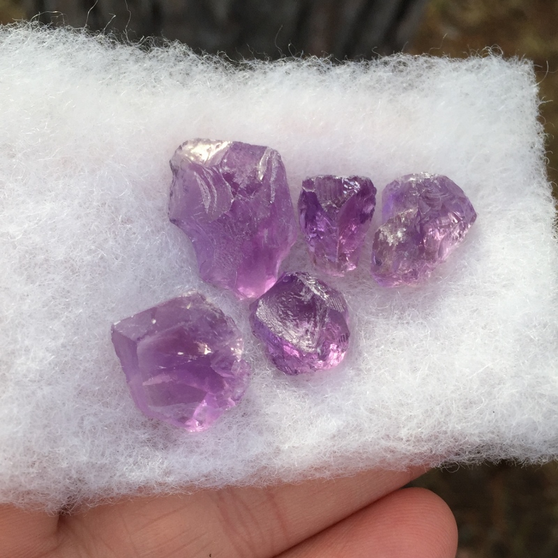 Old Stock! Bright Color Brazil Amethyst Facet Rough 55.86 ct  Litnon.com