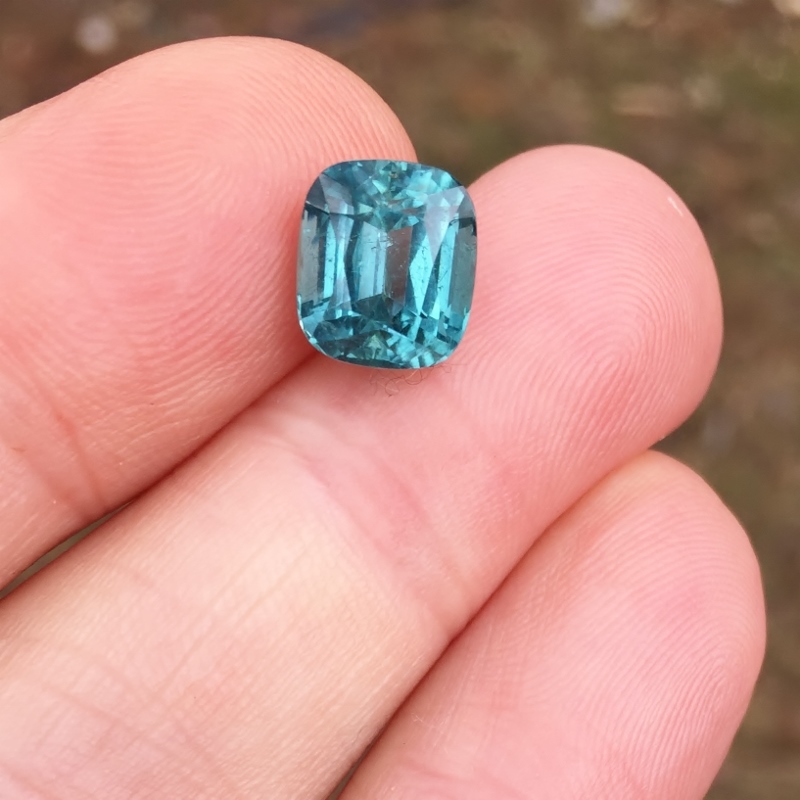  Natural Indicolite Tourmaline Afghanistan 4.42 ct GL Litnon.com