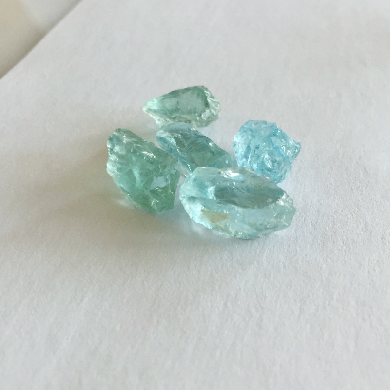 Nice Color! Aquamarine Facet Rough Nigeria 39.66 ct  Litnon.com