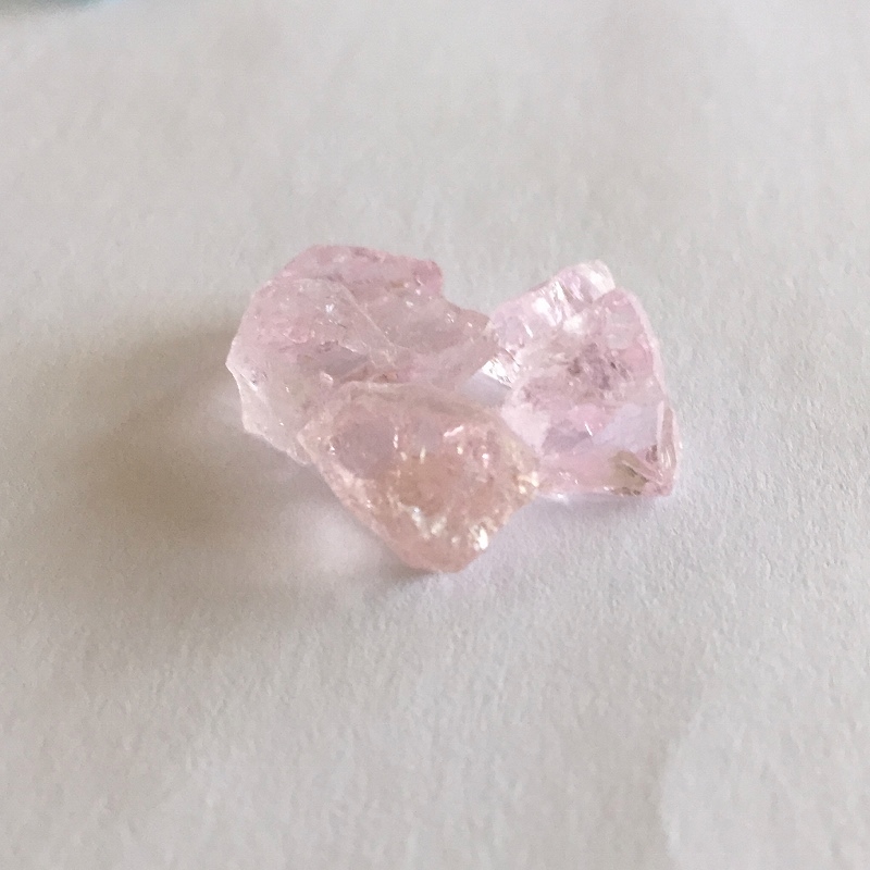 Pure Pink! Morganite  Facet Rough Nigeria 31.20 ct  Litnon.com