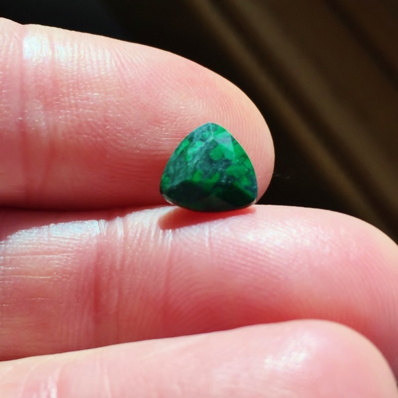 Faceted Natural Burmese Mawsitsit Jade 3.09 ct  Litnon.com