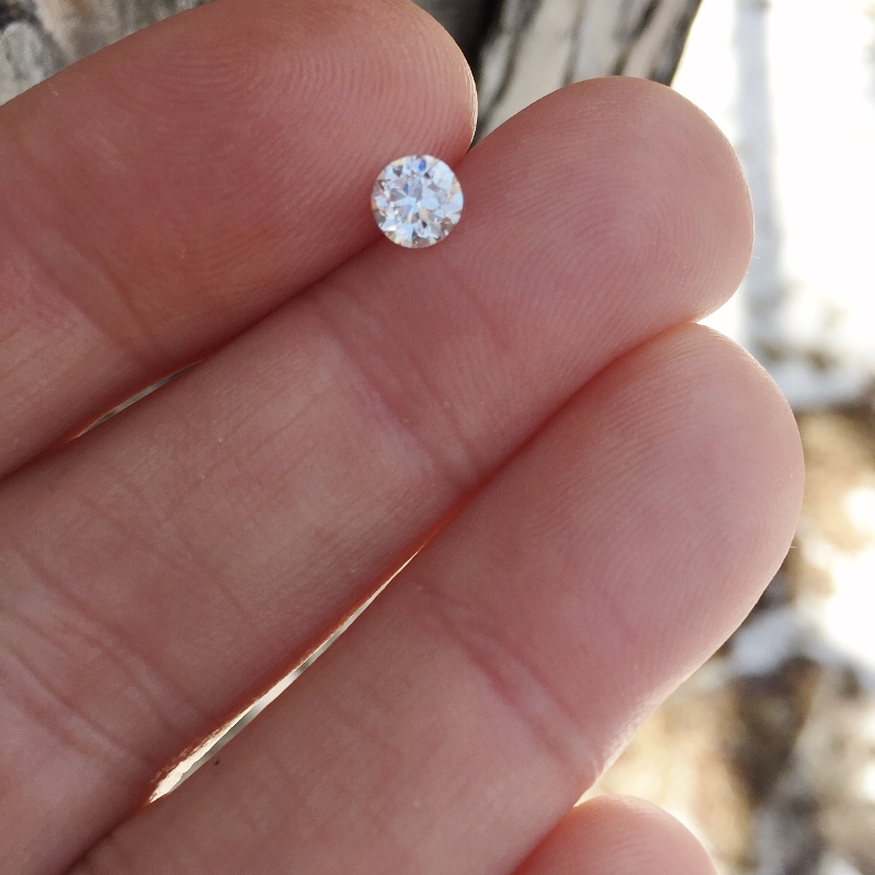 Trans Euro Cut Diamond VS Clarity H Color 0.48 ct  Litnon.com