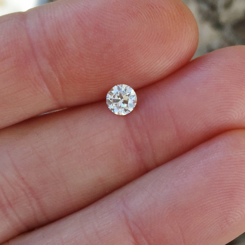 Trans Euro Cut Diamond VS Clarity H Color 0.48 ct  Litnon.com