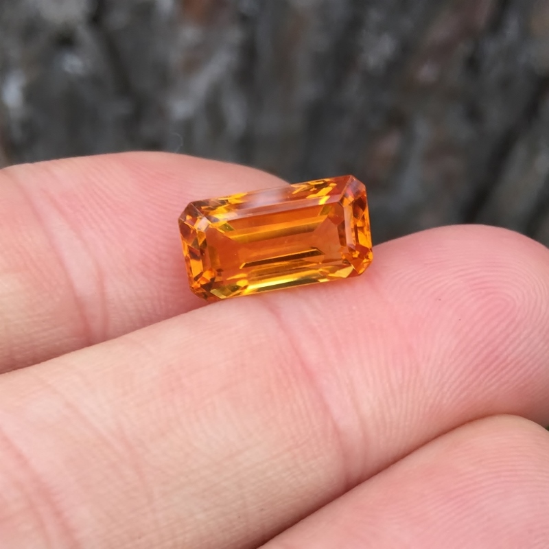  Old Stock! Well Cut Rio Grande Citrine Gem Brazil  5.22 ct  Litnon.com