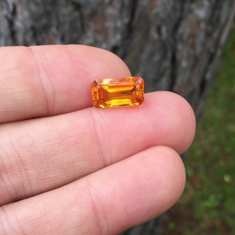  Old Stock! Well Cut Rio Grande Citrine Gem Brazil  5.22 ct  Litnon.com