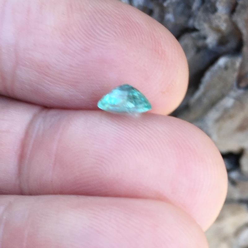 Bright! Aqua Blue Color Tourmaline 1.06 ct Afghanistan Litnon.com