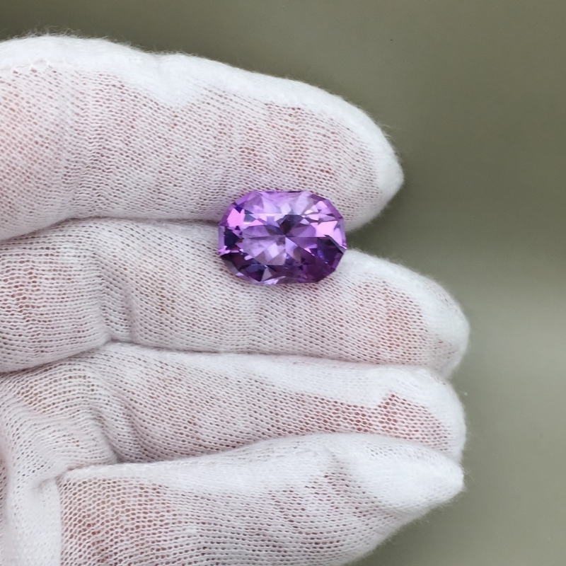 USA Cutting & Bright! Natural Amethyst Brazil 10.92 carats GLI Litnon.com