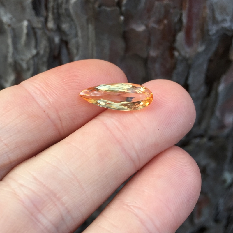 Vintage Natural Imperial Topaz From Ouro Preto Brazil 5.46 Carats  Litnon.com