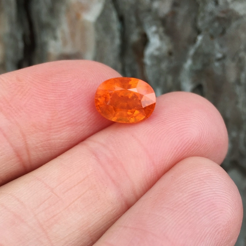 Color and Fire Orange Mandarin Spessartite Garnet 5.10 Carats   Litnon.com