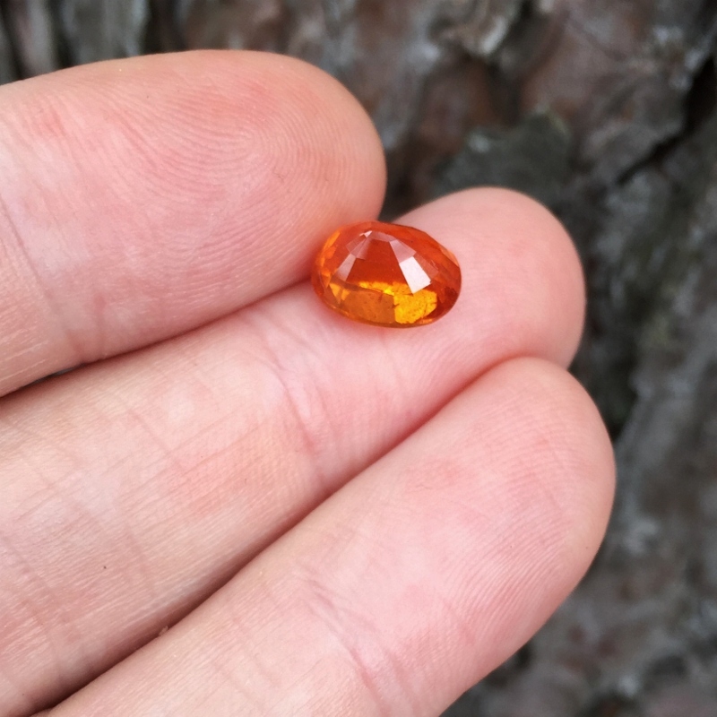 Color and Fire Orange Mandarin Spessartite Garnet 5.10 Carats   Litnon.com