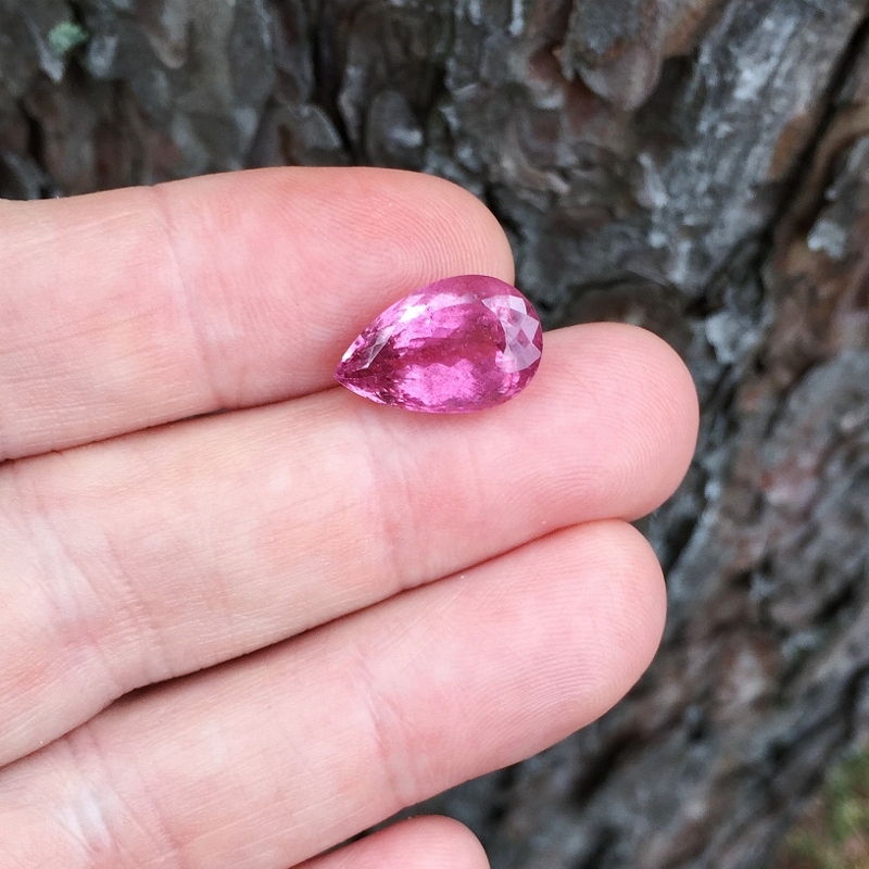  Old Stock Natural Pink Tourmaline Brazil 9.63 Carats Litnon.com