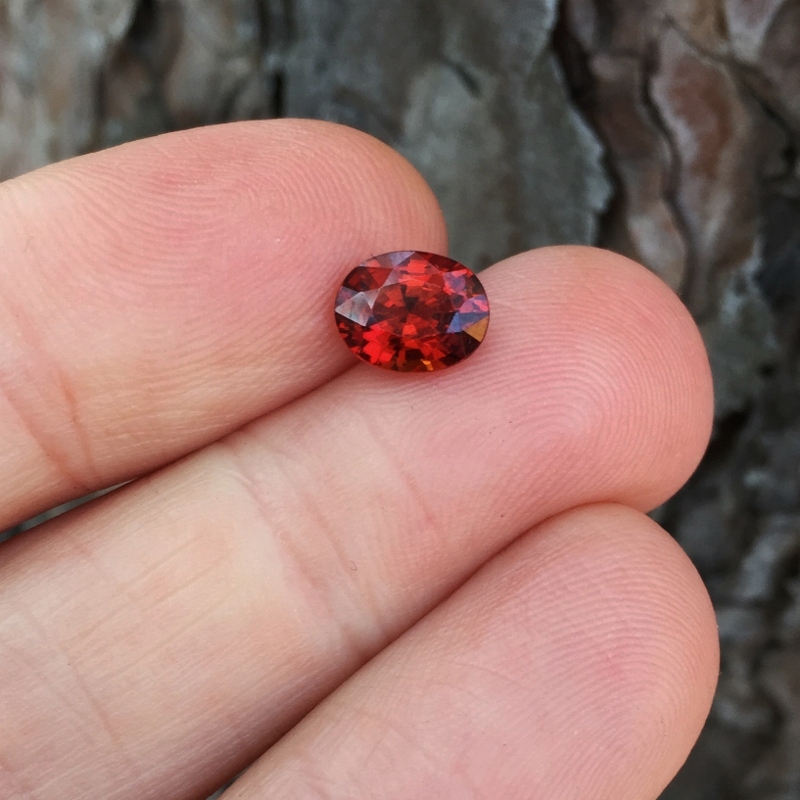 Classic Color Natural Spessartite Garnet Nigeria 2.06 Carats  Litnon.com