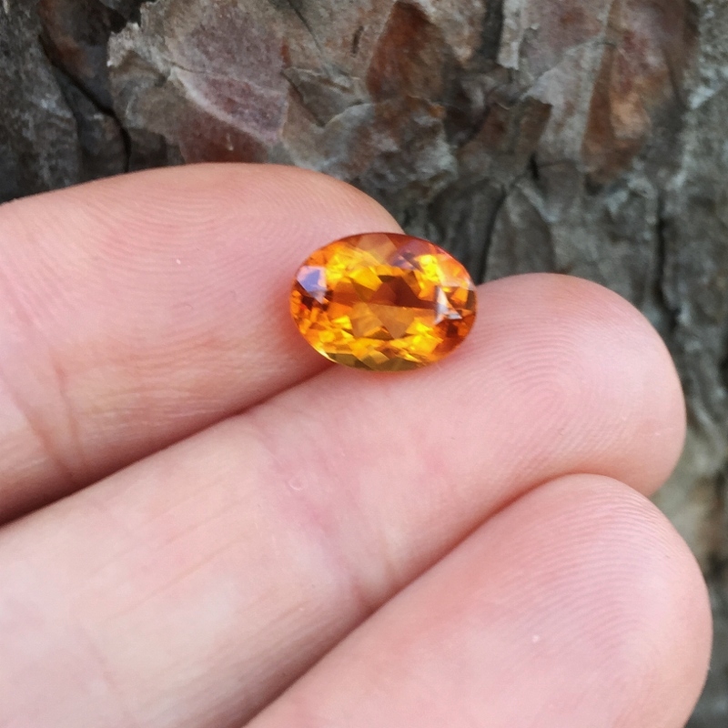  Old Stock Well Cut Rio Grande Citrine Gem Brazil 3.26 Carats Litnon.com