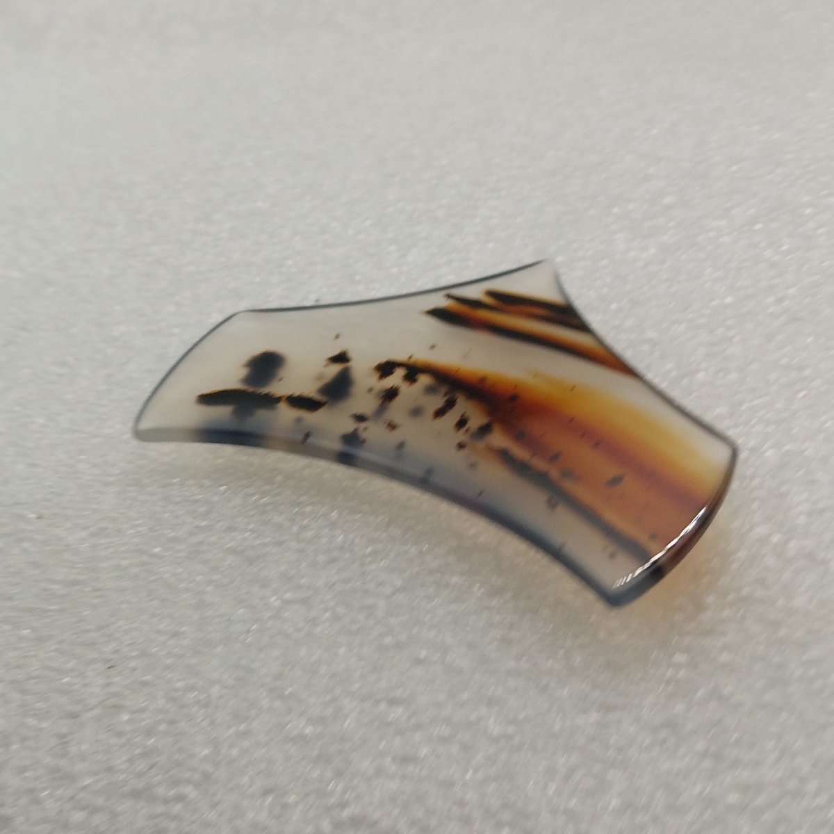 46.38 - Carat Montana Agate - Yellowstone River Natural Picture Stone Litnon.com