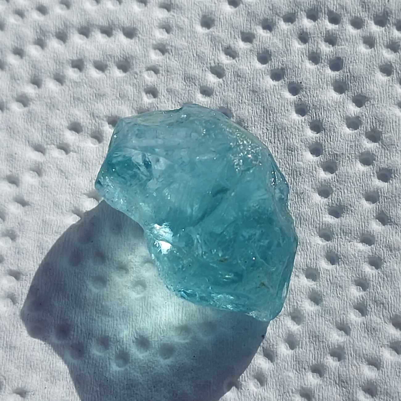 Strong Blue Premium Brazil Aquamarine Facet Rough 49.28 Carats  Litnon.com