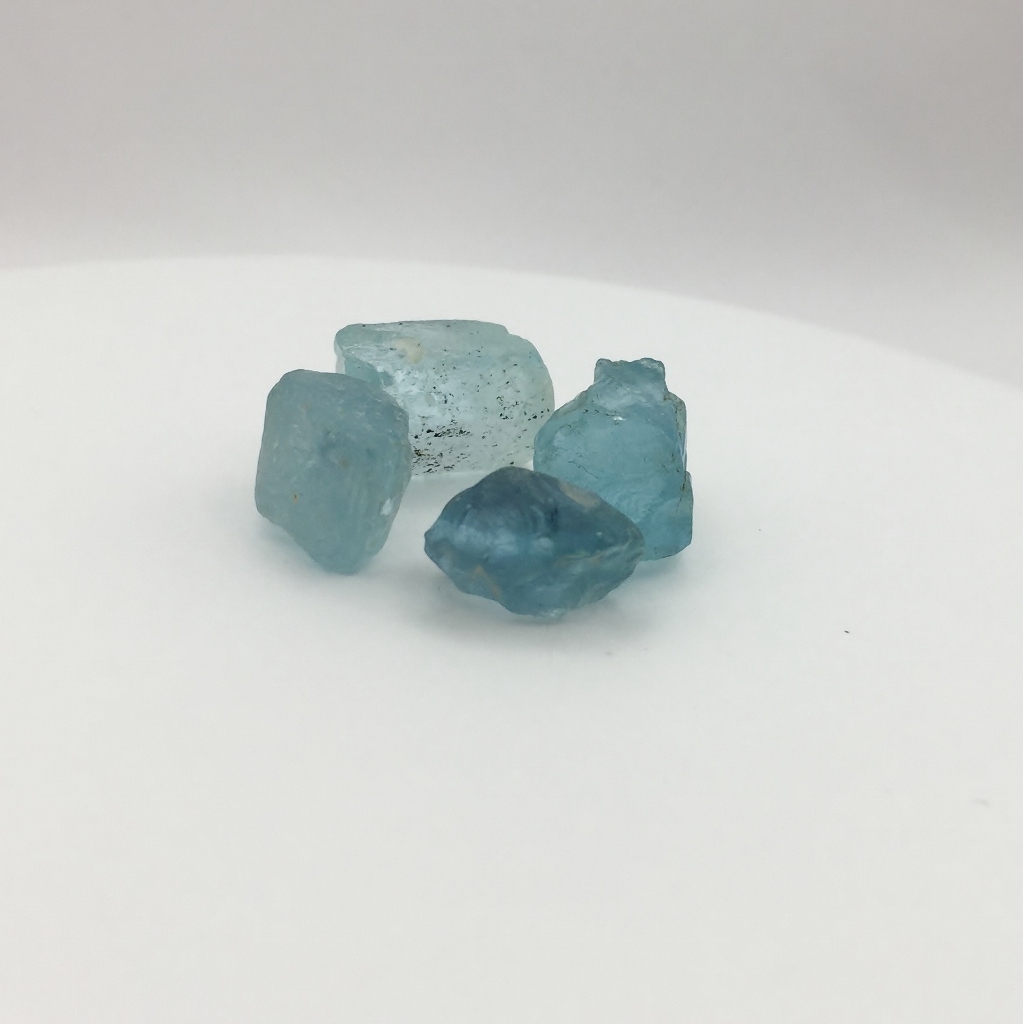 Quality Blue Aquamarine Facet Rough Brazil 56.79 Carats Litnon.com