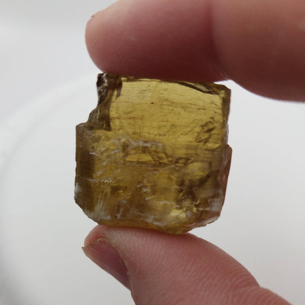 Rare Golden Apatite Rough Madagascar 96.79 Carats Litnon.com