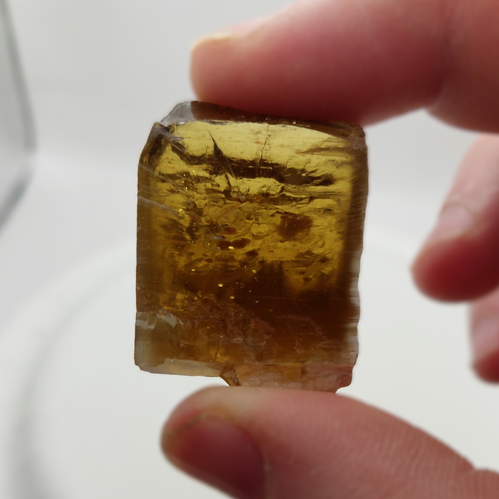 Rare Golden Apatite Rough Madagascar 154.3 Carats Litnon.com