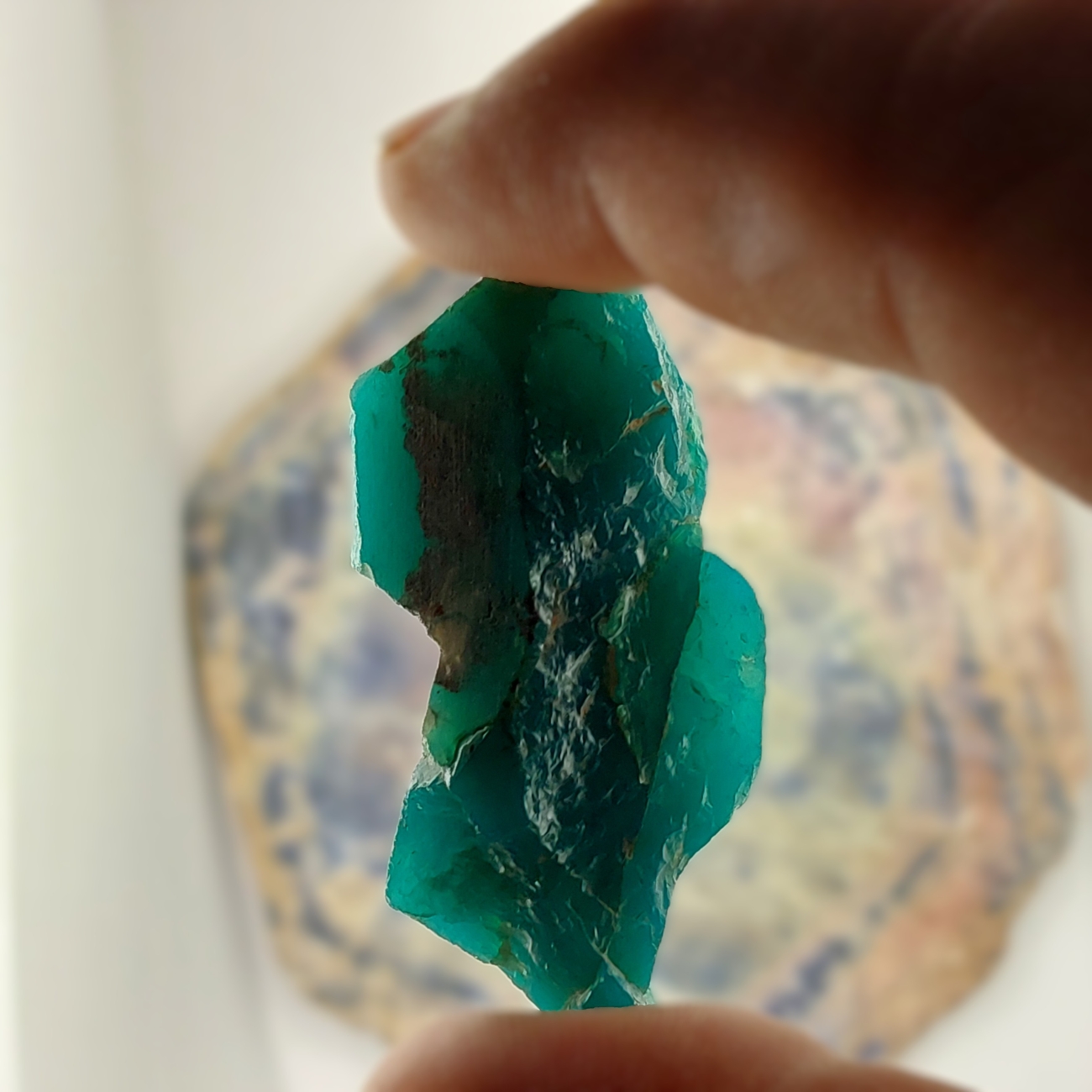 Top Grade Old Stock Gel Gem Silica Chrysocolla – 116.61 Carats Litnon.com