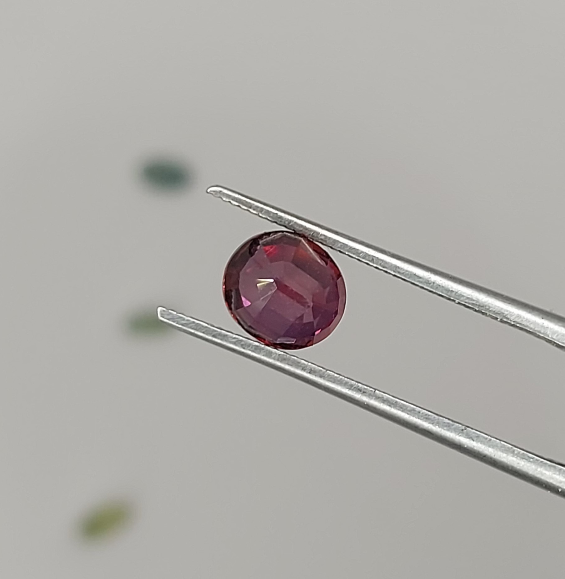Rare 1.35 Carat Dark Maroon To Red Color Change Sapphire Litnon.com