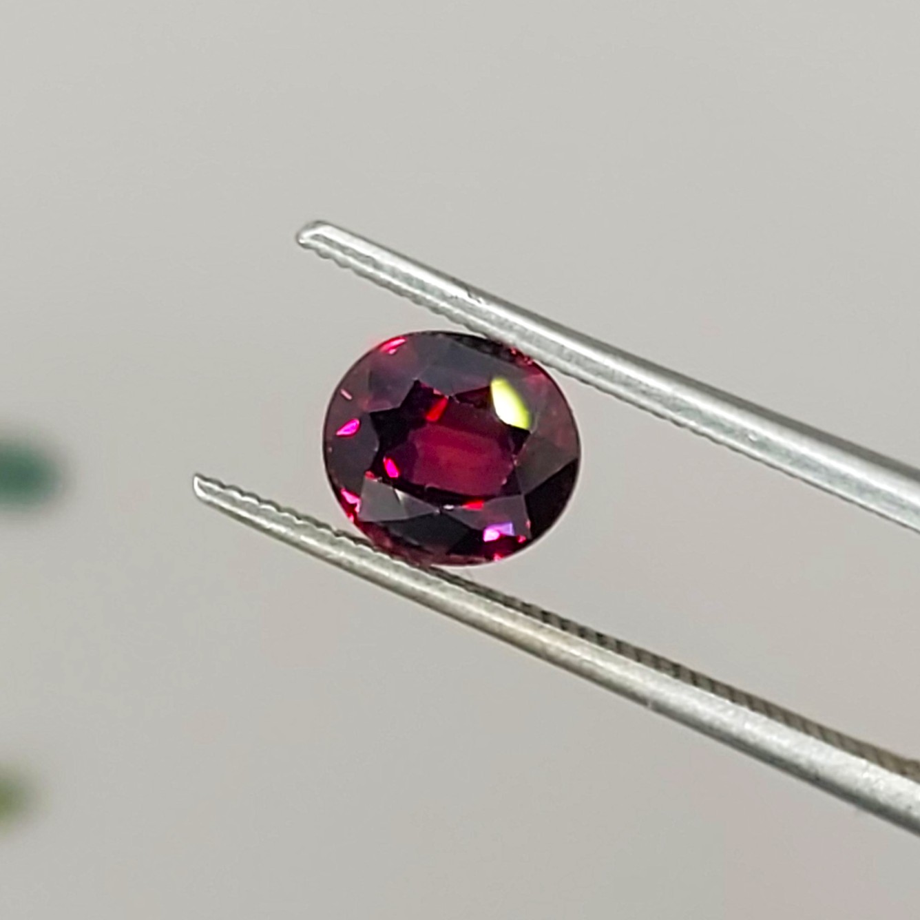 Rare 1.35 Carat Dark Maroon To Red Color Change Sapphire Litnon.com