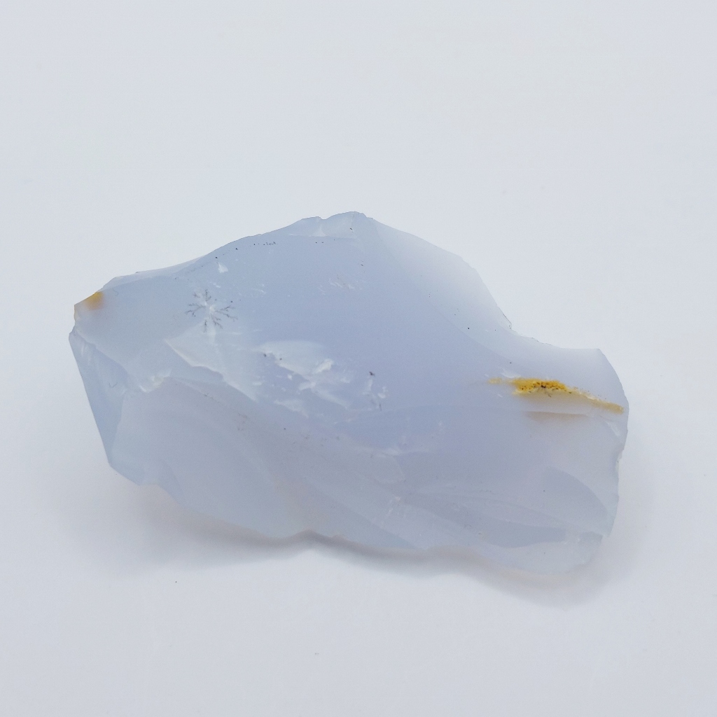 Natural Blue Chalcedony Rough Madagascar 36.5 grams  Litnon.com
