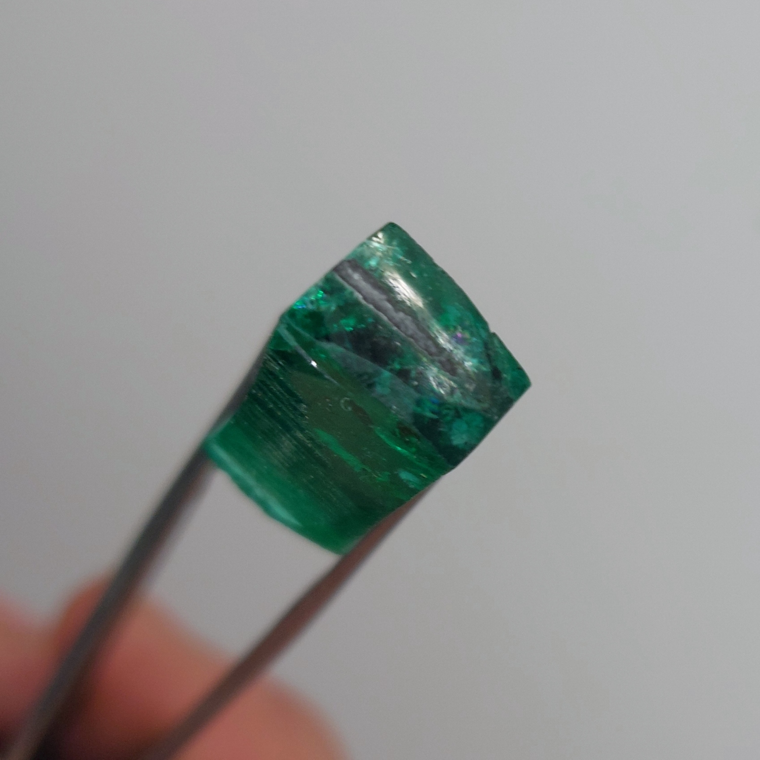 Intense Green Hydrothermal Emerald Facet Rough - 14.23 ct Litnon.com