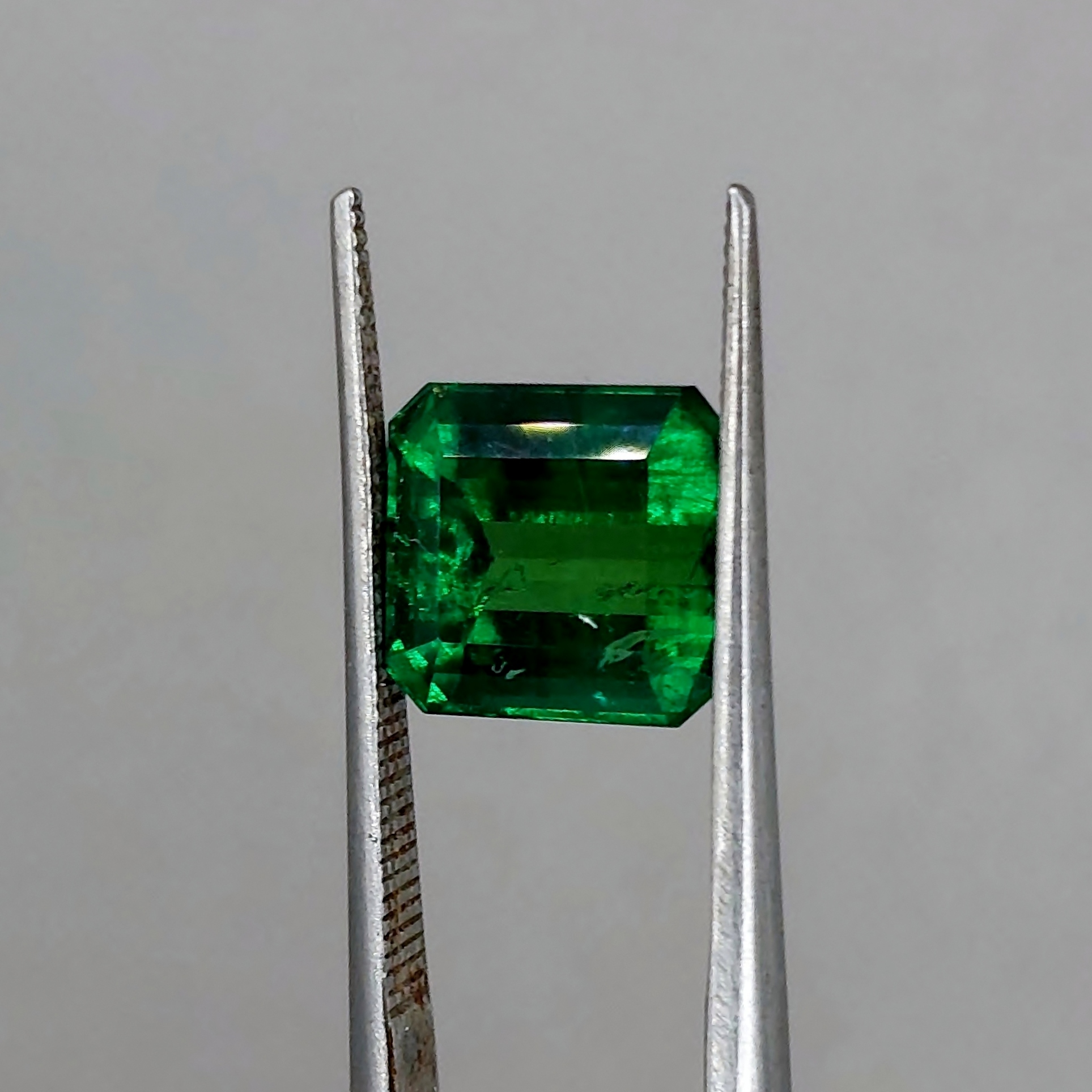 Old Stock Emerald Green Tourmaline Brazil 3.26 Carats Litnon.com
