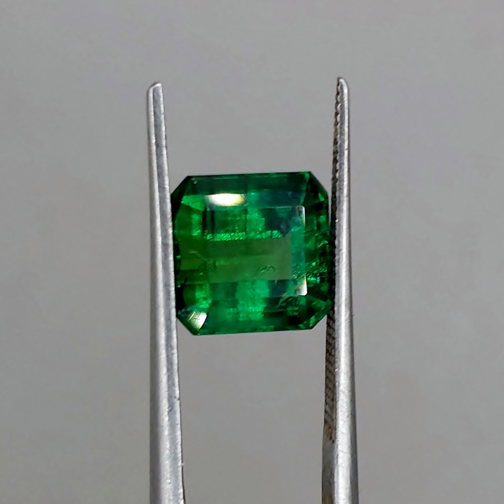 Old Stock Emerald Green Tourmaline Brazil 3.26 Carats Litnon.com