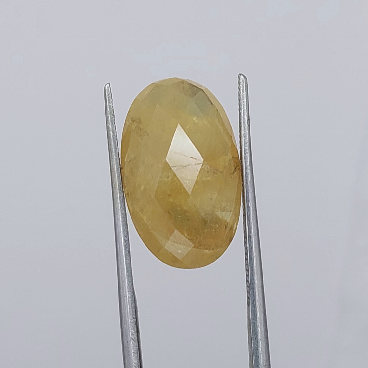 Natural Yellow Montana Sapphire Rose Cut 11.35 Carats Litnon.com